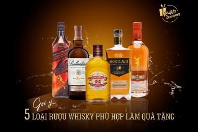 Gợi ý 5 loại rượu Whisky phù hợp làm quà tặng