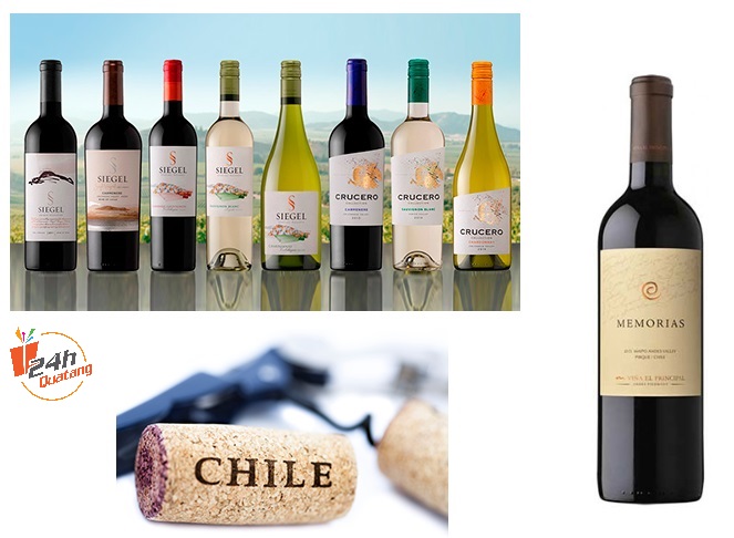 Rượu vang Chile Quatang24h.com.vn