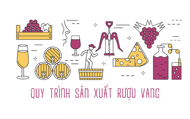 Quy trình sản xuất rượu vang