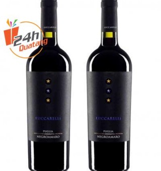 Rượu vang Ý - Luccarelli Negroamaro